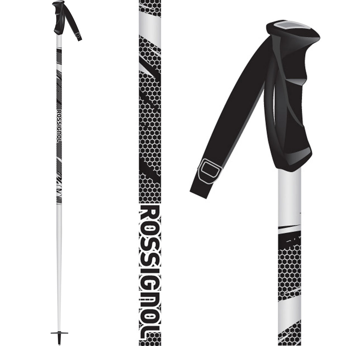 Rossignol PMC Ski Poles 2012 Black