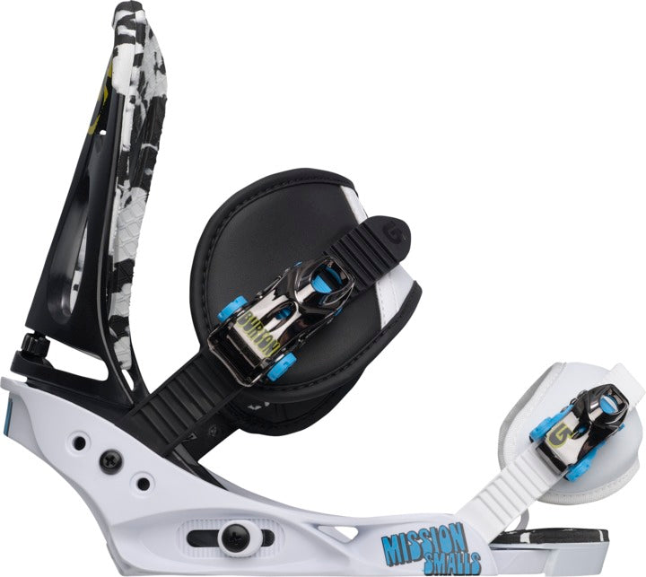 Burton Mission Smalls Snowboard Bindings - Youth 2012 Black/White