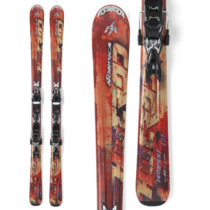 Nordica Hot Rod Tempest Skis + XBI CT Bindings 2012