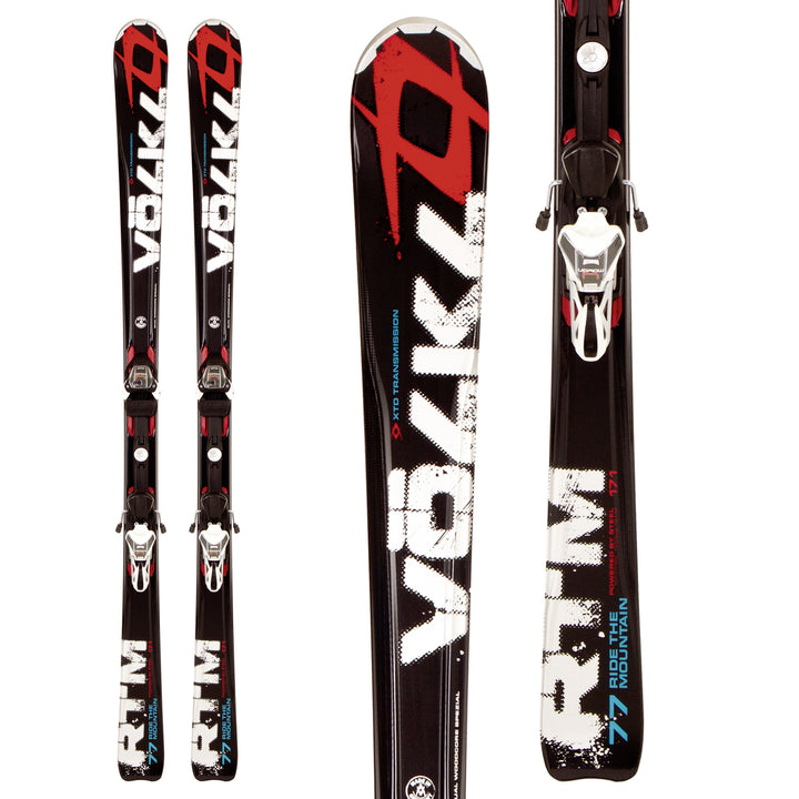 Volkl RTM 77 Skis + 4Motion 11.0 TC Bindings 2012