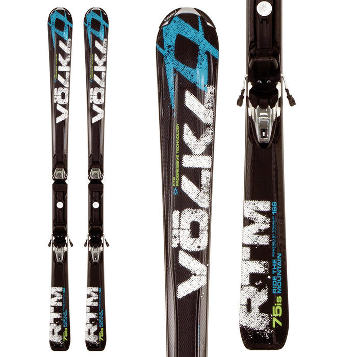 Volkl RTM 75iS Skis + 4Motion 11.0 TC Bindings 2012