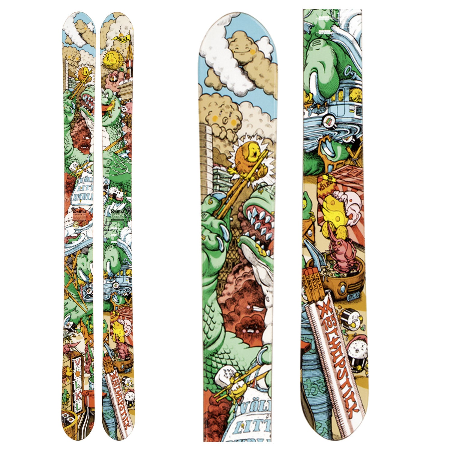 Volkl Chopstick Skis 2012 – evo