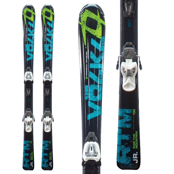 Volkl RTM Jr Skis + 3Motion 4.5 Bindings - Youth 2012