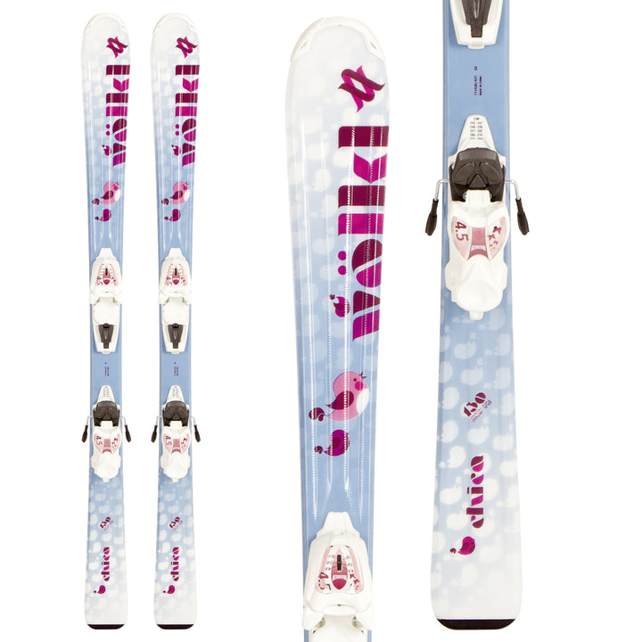 Volkl Chica Jr Skis + 3Motion 4.5 Bindings - Youth 2012