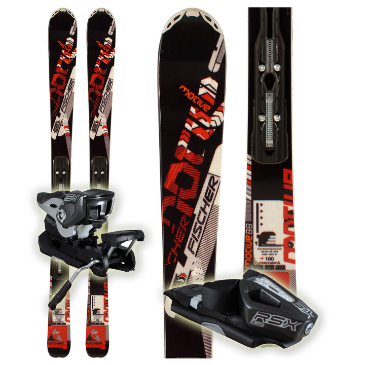 Fischer Motive 88 Powerrail Skis + RSX 12 Powerrail Bindings 2012