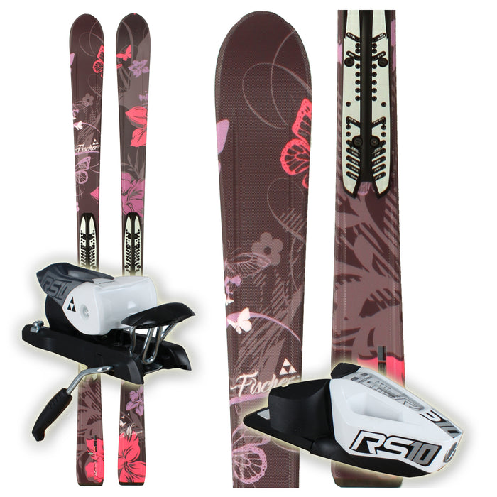 Fischer Mystique FP9 (Purple) Skis + RS 10 Bindings - Women's 2012