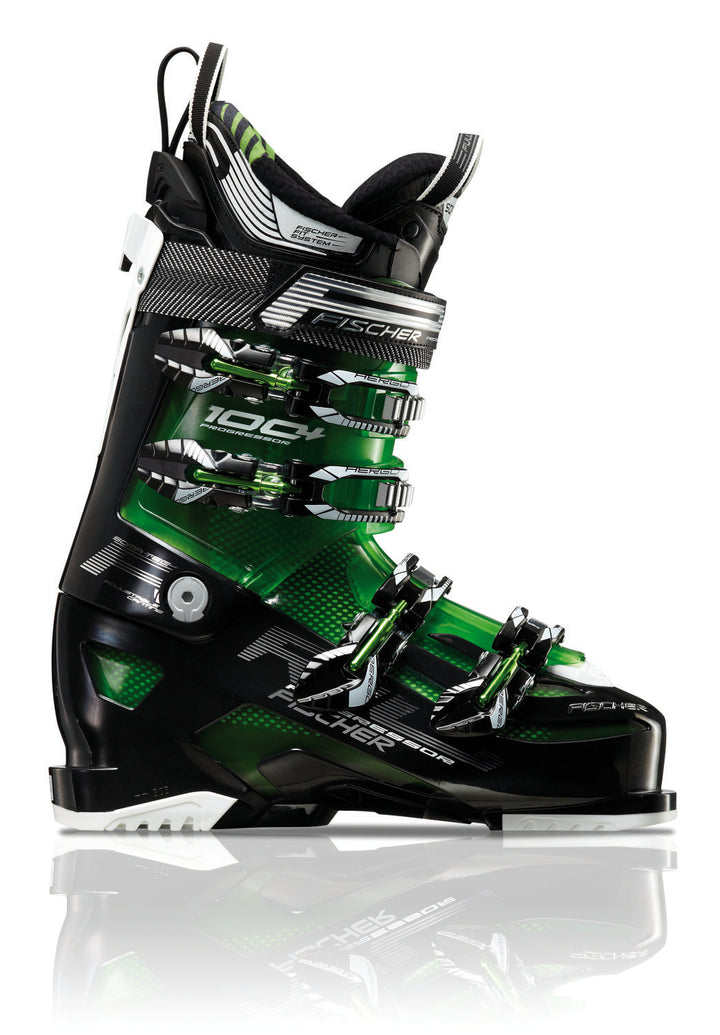 Fischer Soma Progressor 100 Ski Boots 2012 Black/Green