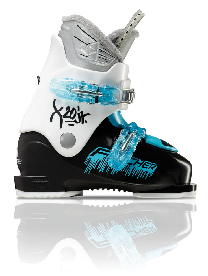 Fischer Soma X Jr 20 Ski Boots - Youth 2012 Black/White/Blue