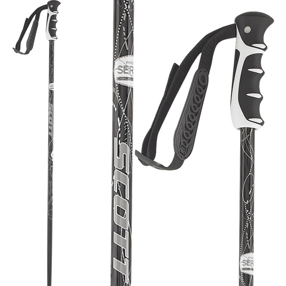 Scott Pro Taper Ski Poles 2012 Black