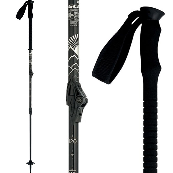 Scott X-Plor 3-Part 18 Adjustable Ski Poles 2012