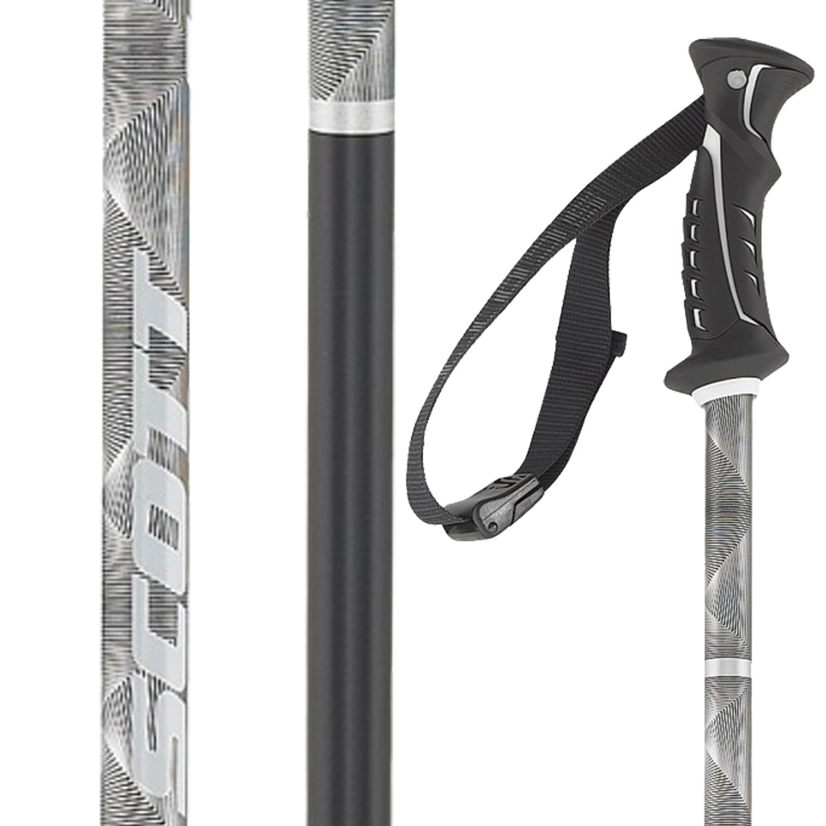 Scott Cascade Ovalized Ski Poles 2012 Black