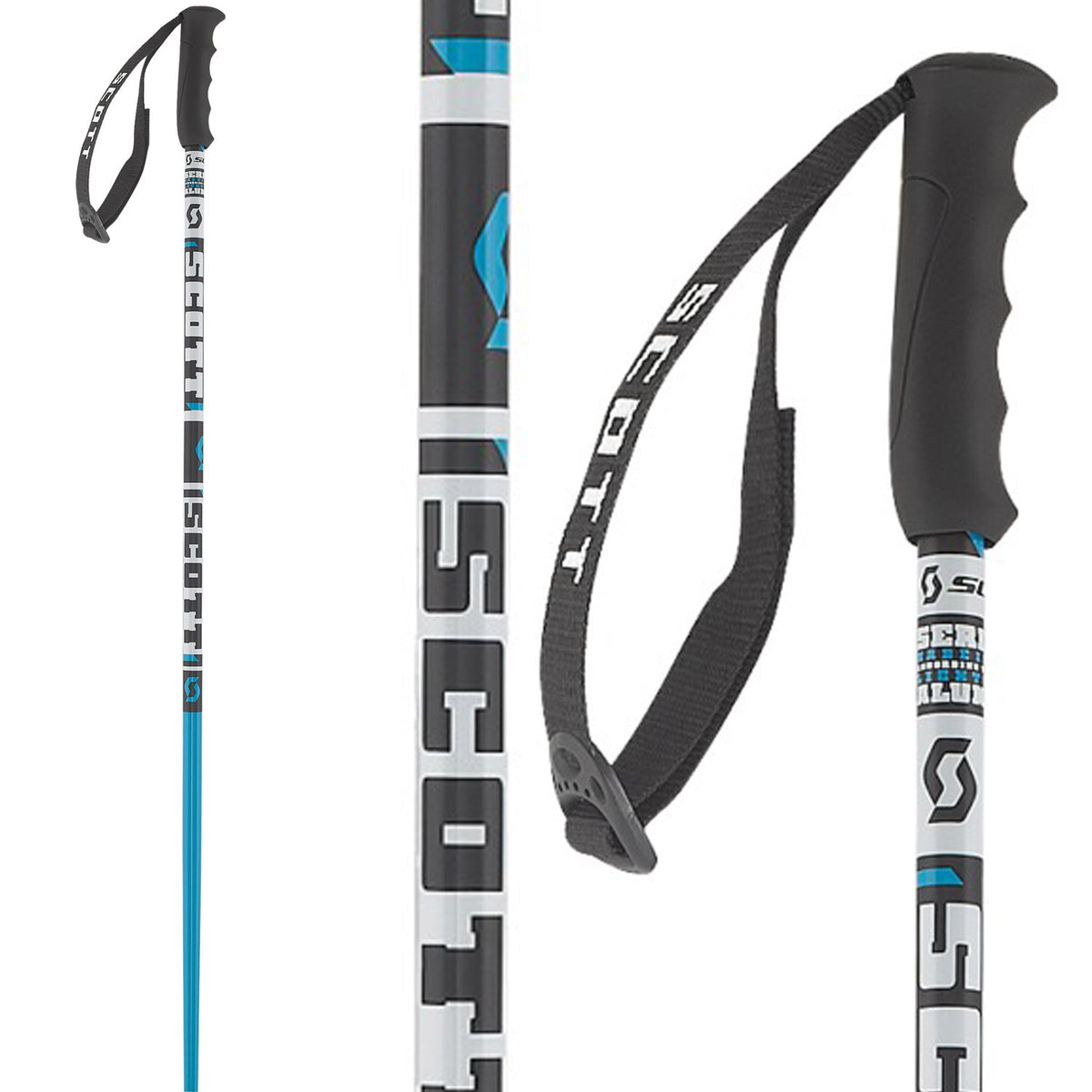 Scott Jr Team Issue - Youth Ski Poles 2012 Blue