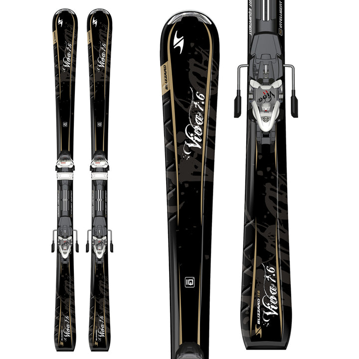 Blizzard Viva 7.6 IQ Skis + IQ TP 11 Viva Bindings - Women's 2012