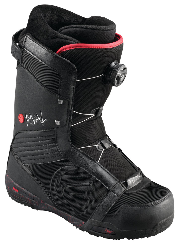 Flow Rival Boa Coiler Snowboard Boots 2013 Black/Black