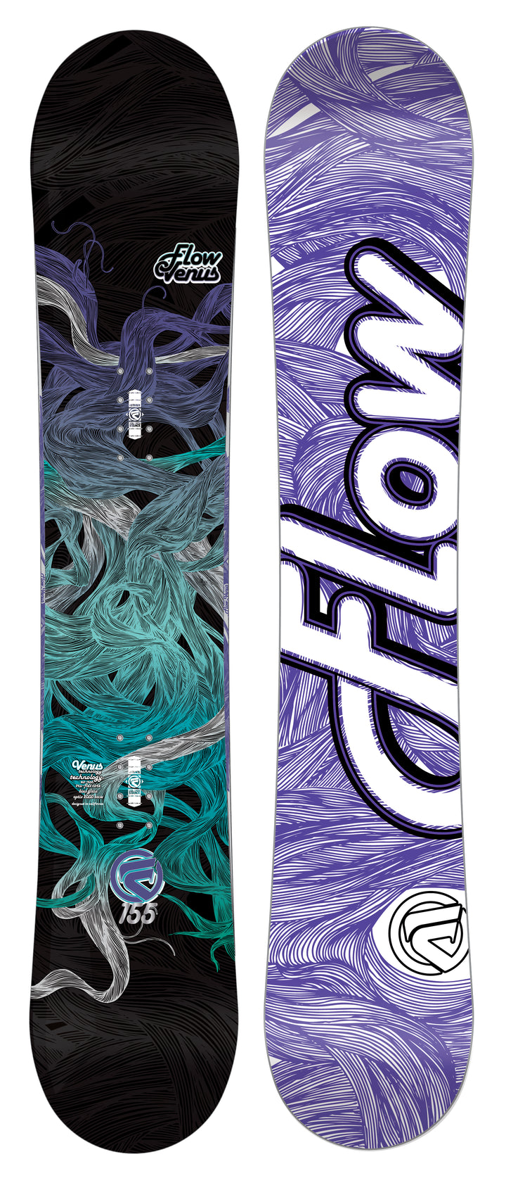 Flow Venus (Black) Snowboard - Women's 2013