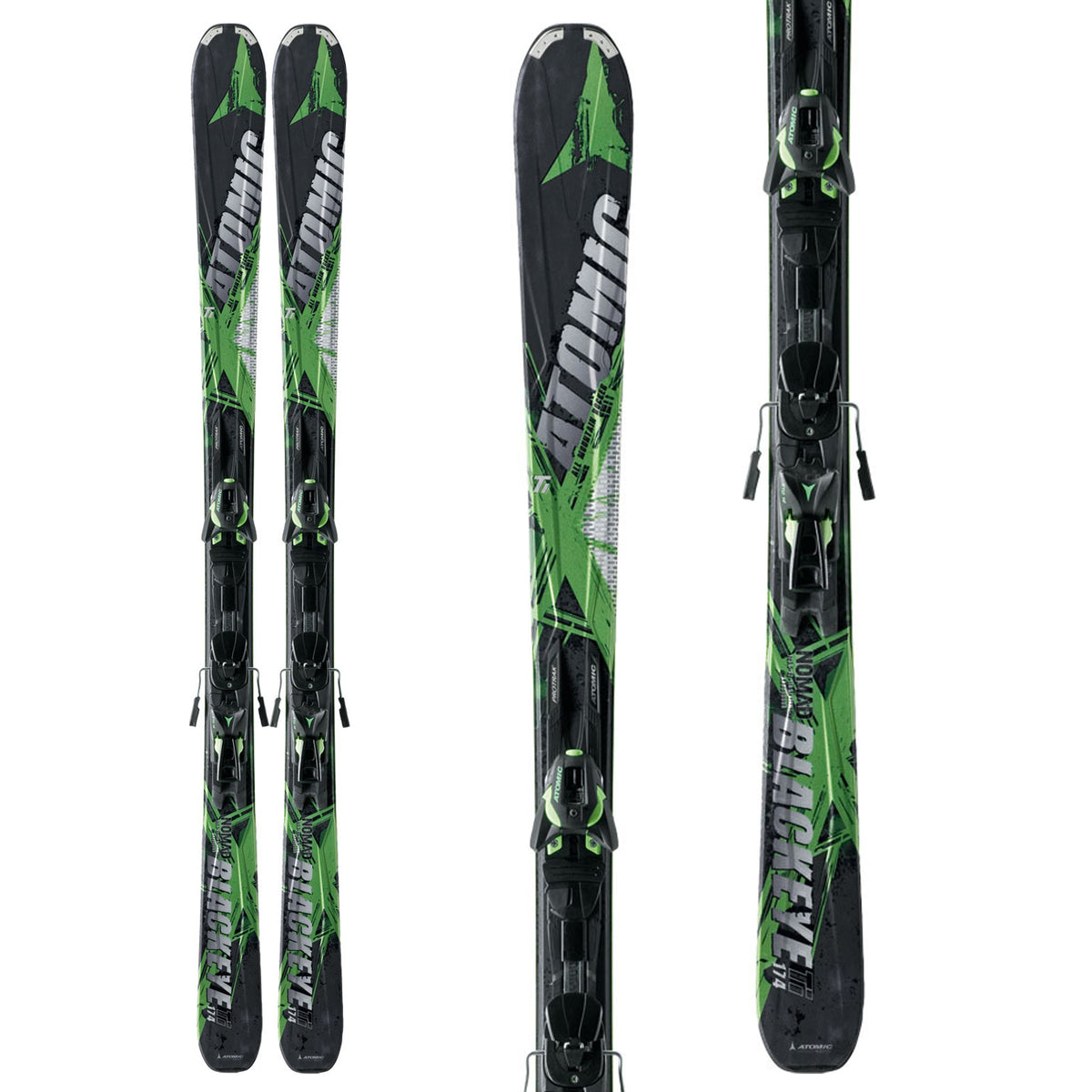 Atomic Blackeye Ti Skis + XTO 12 Bindings 2013