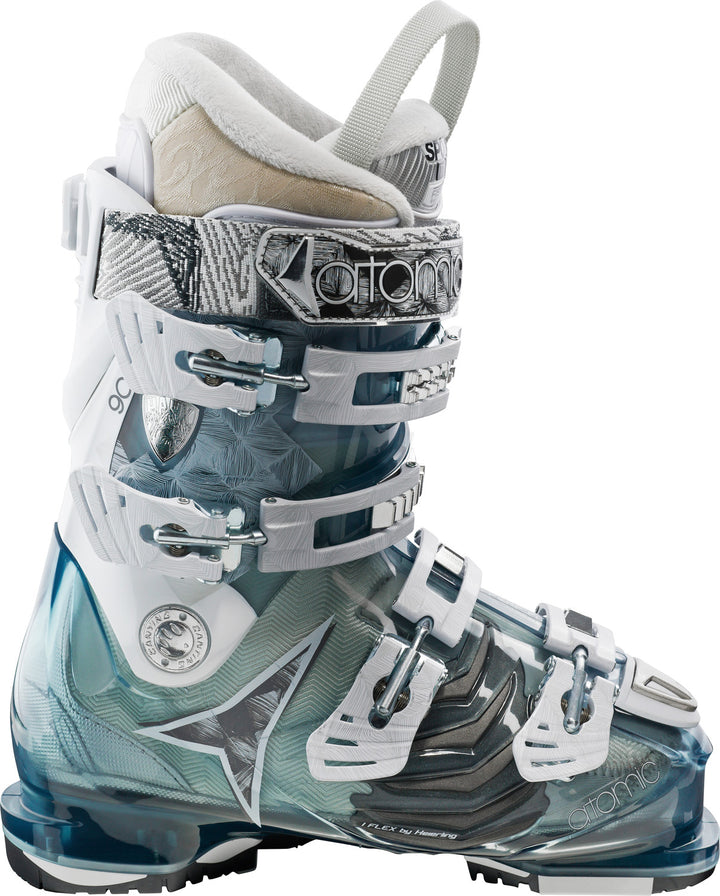 Atomic Hawx 90 Ski Boots - Women's 2013 Mint Transparent/White Side View
