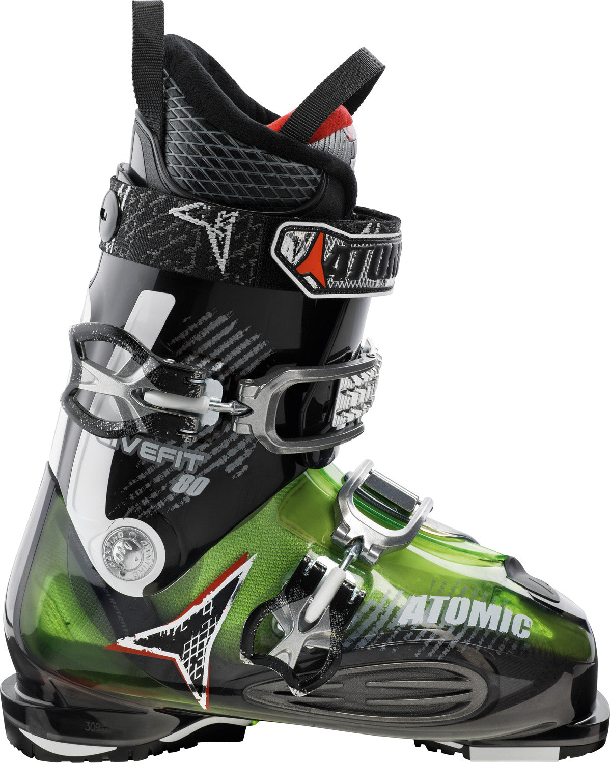 Atomic LF 80 Ski Boots 2013 Green/Black Transparent
