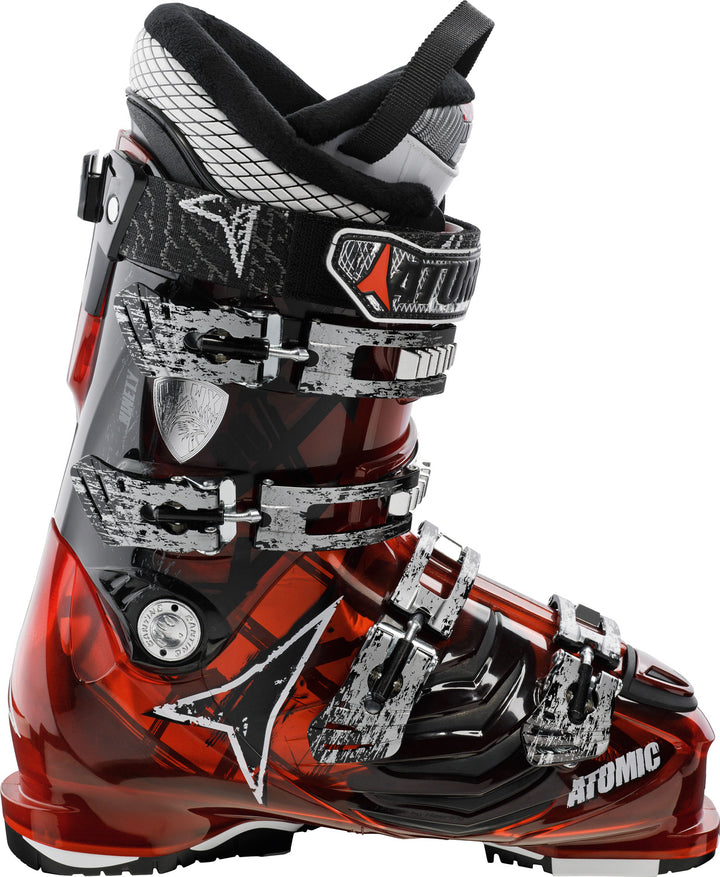 Atomic Hawx 90 Ski Boots 2013 Transparent Red/Black