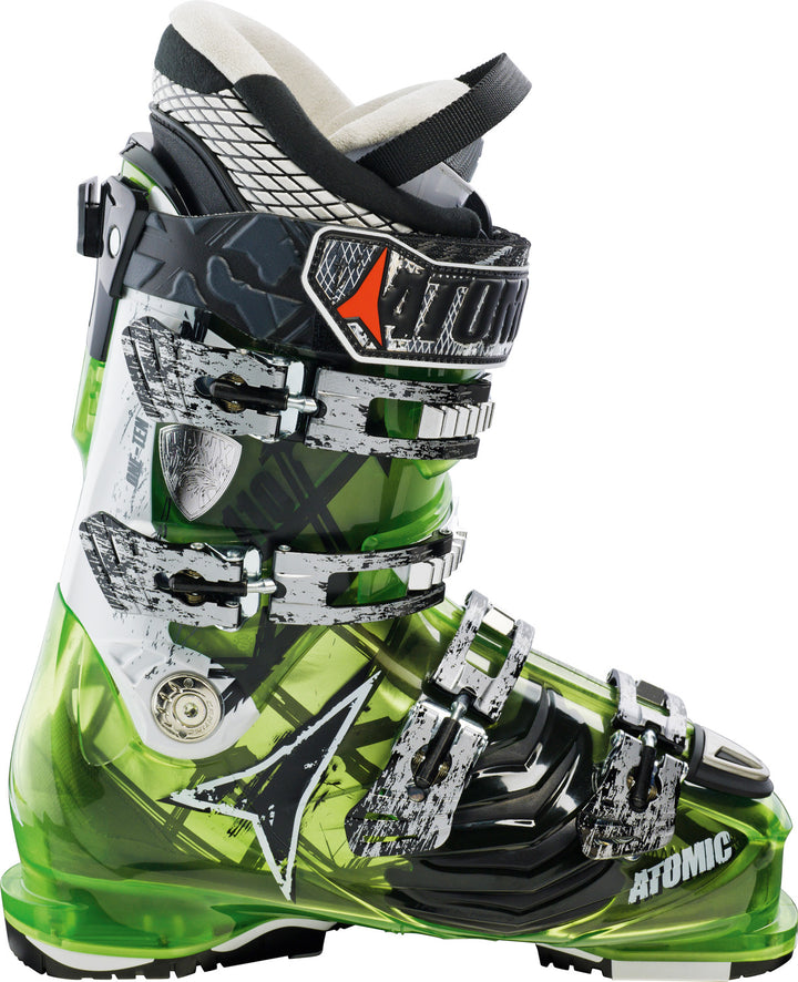 Atomic Hawx 110 Ski Boots 2013 Green/White Side View