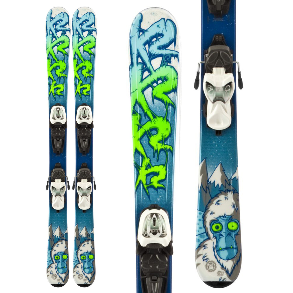 K2 Indy Skis + Fastrak2 7 Bindings - Boy's 2014