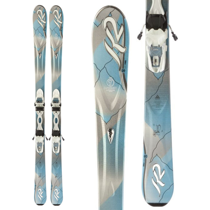K2 SuperSweet Skis + Marker ER3 10.0 Bindings - Women's 2013