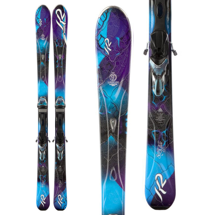 K2 SuperGlide Skis + Marker ERS 11.0 TC Bindings - Women's 2013