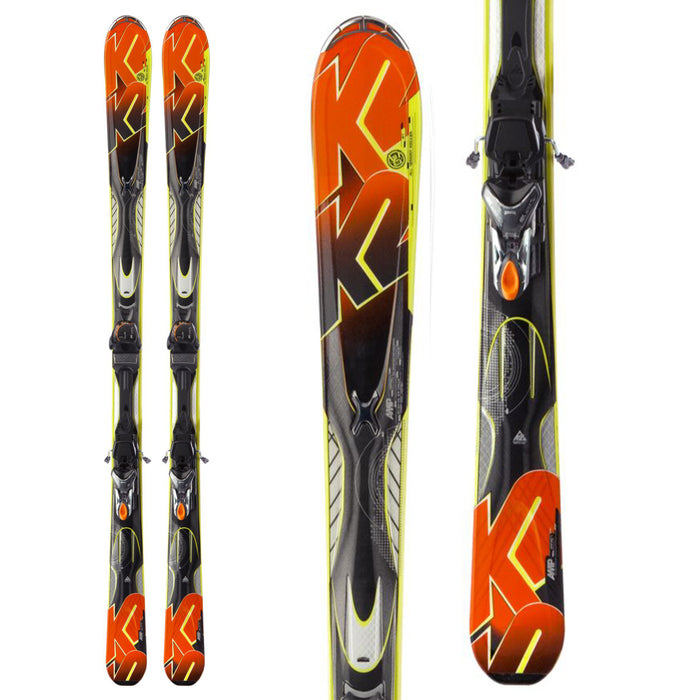 K2 A.M.P. Impact Skis + Marker MX 11.0 TC Bindings 2013
