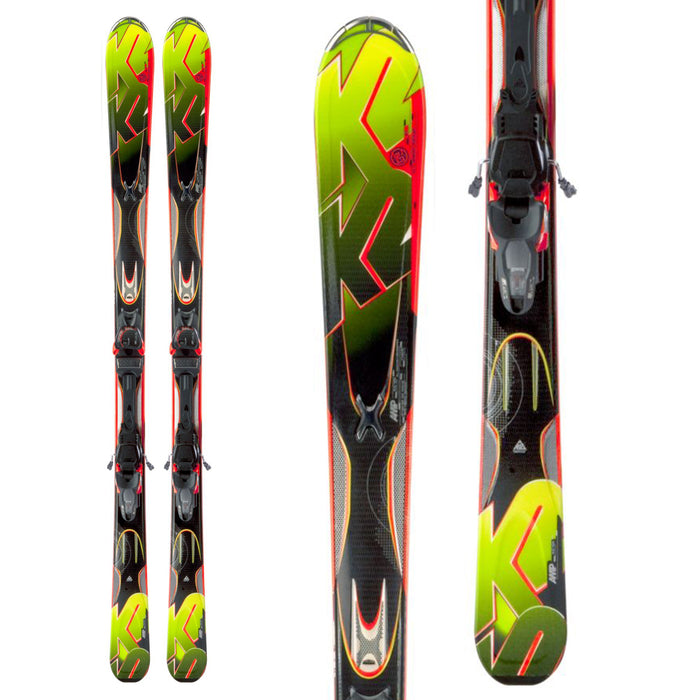 k2 amp aftershock skis w marker mx 12.0 demo bindings A.M.P. + 14.0 2013 evo The Aftershock kills it in soft and chopped conditions K2 A.M.P. Aftershock Skis +