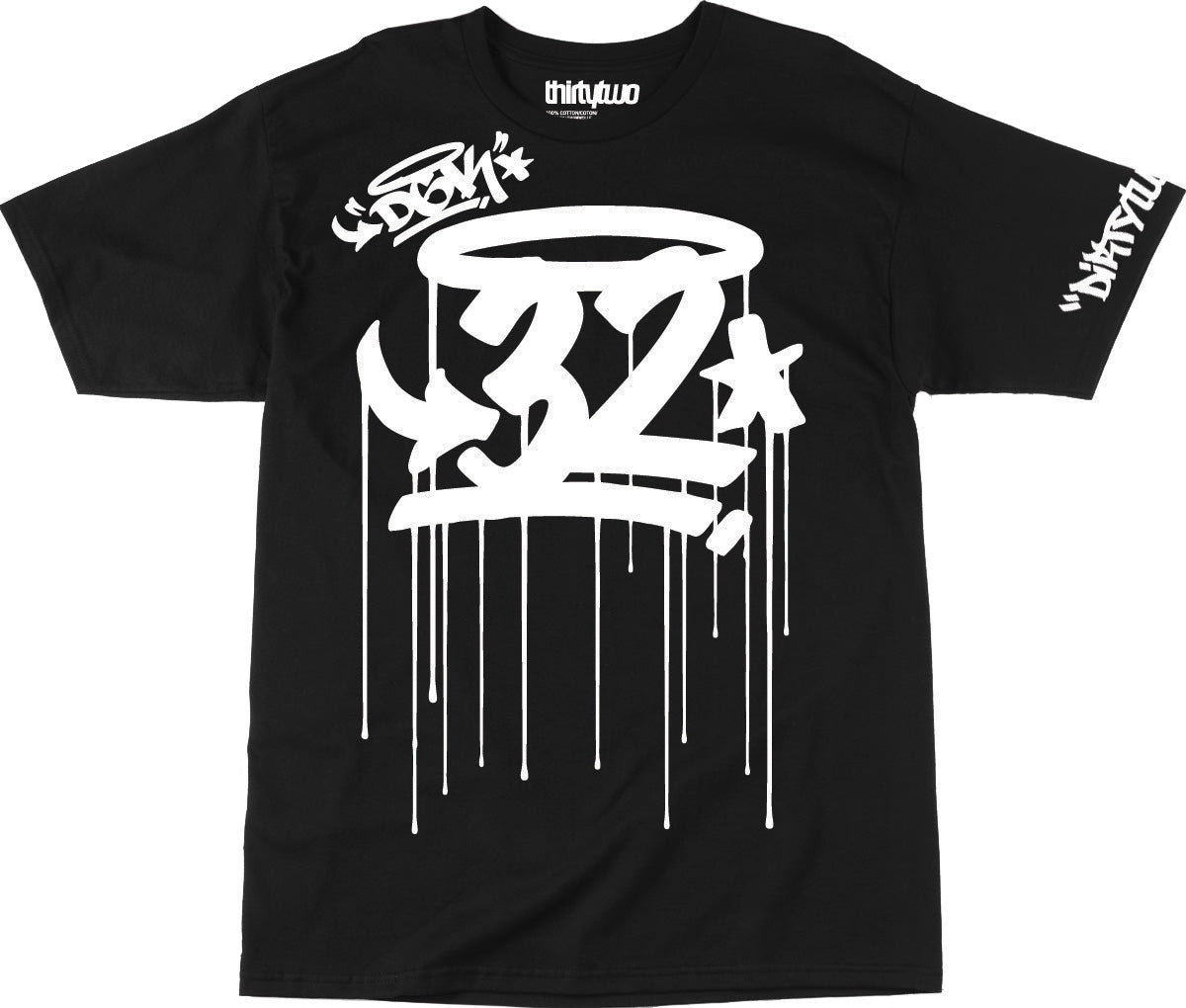 32 The Drips T Shirt Black