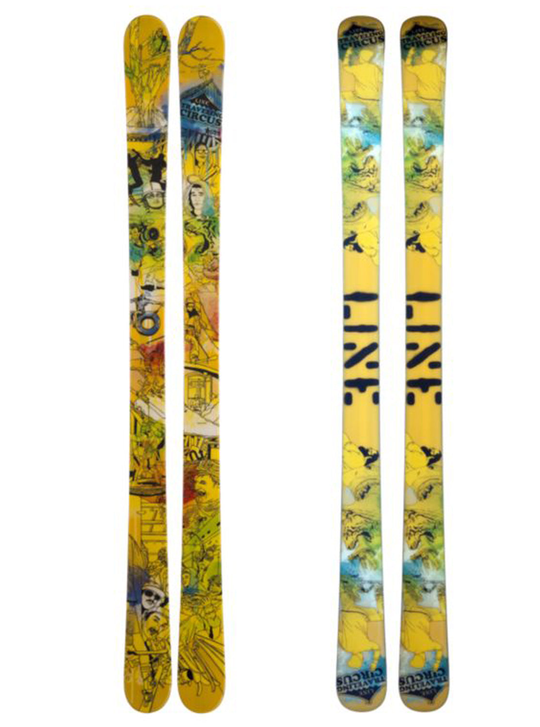 Line Skis Traveling Circus Skis 2013 Detail 1 View