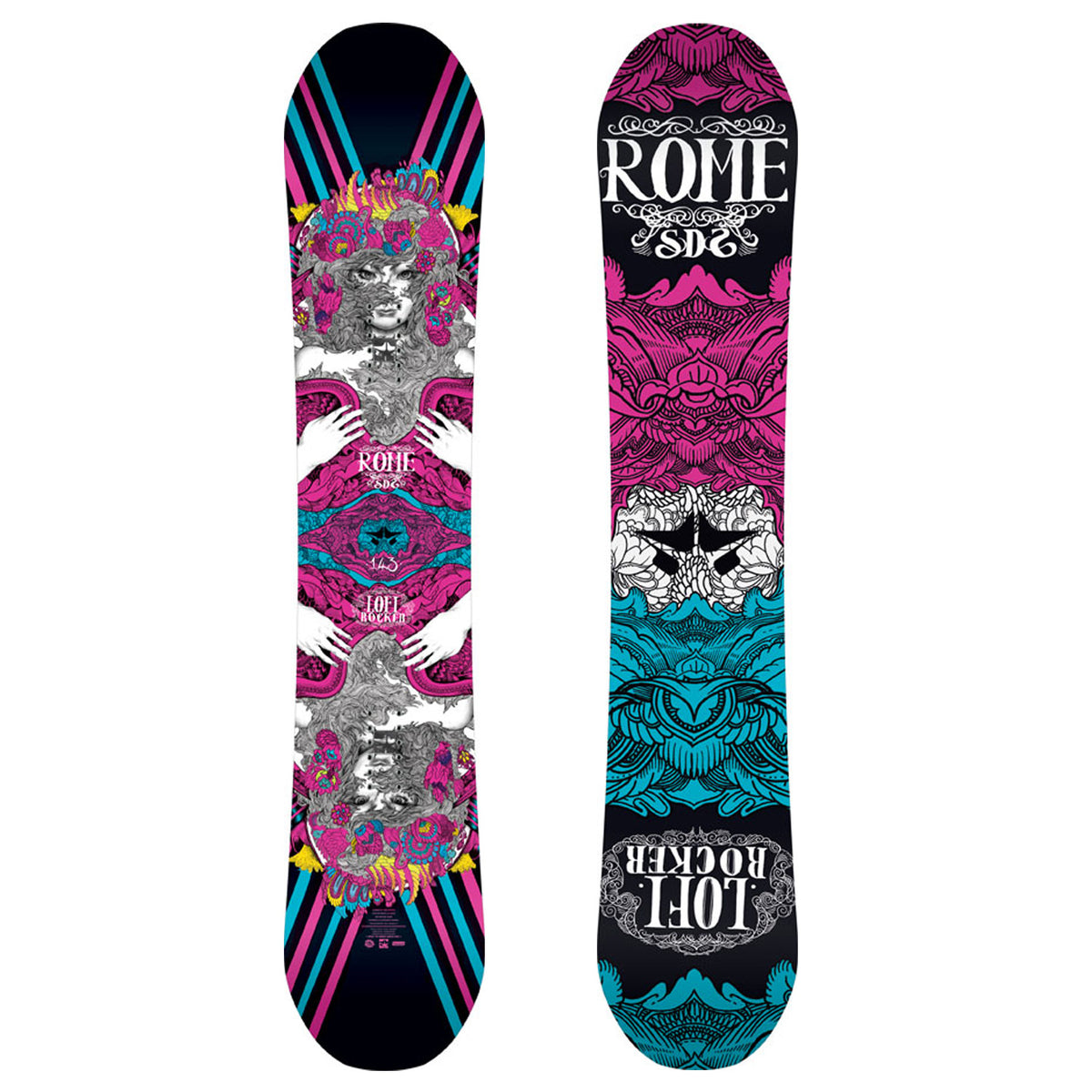 Rome Lo-Fi Rocker Snowboard - Women's 2013
