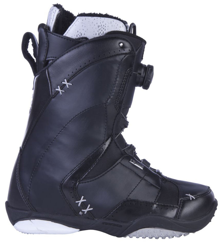 Ride Sash Boa Coiler Snowboard Boots - Women's 2014 Black Side View