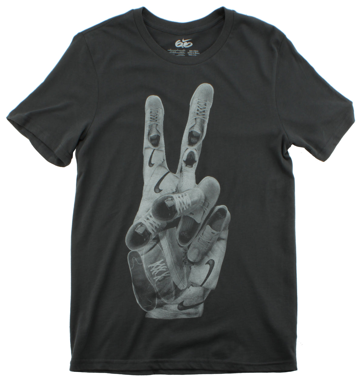 Nike 6.0 Shoe Peace T Shirt Anthracite