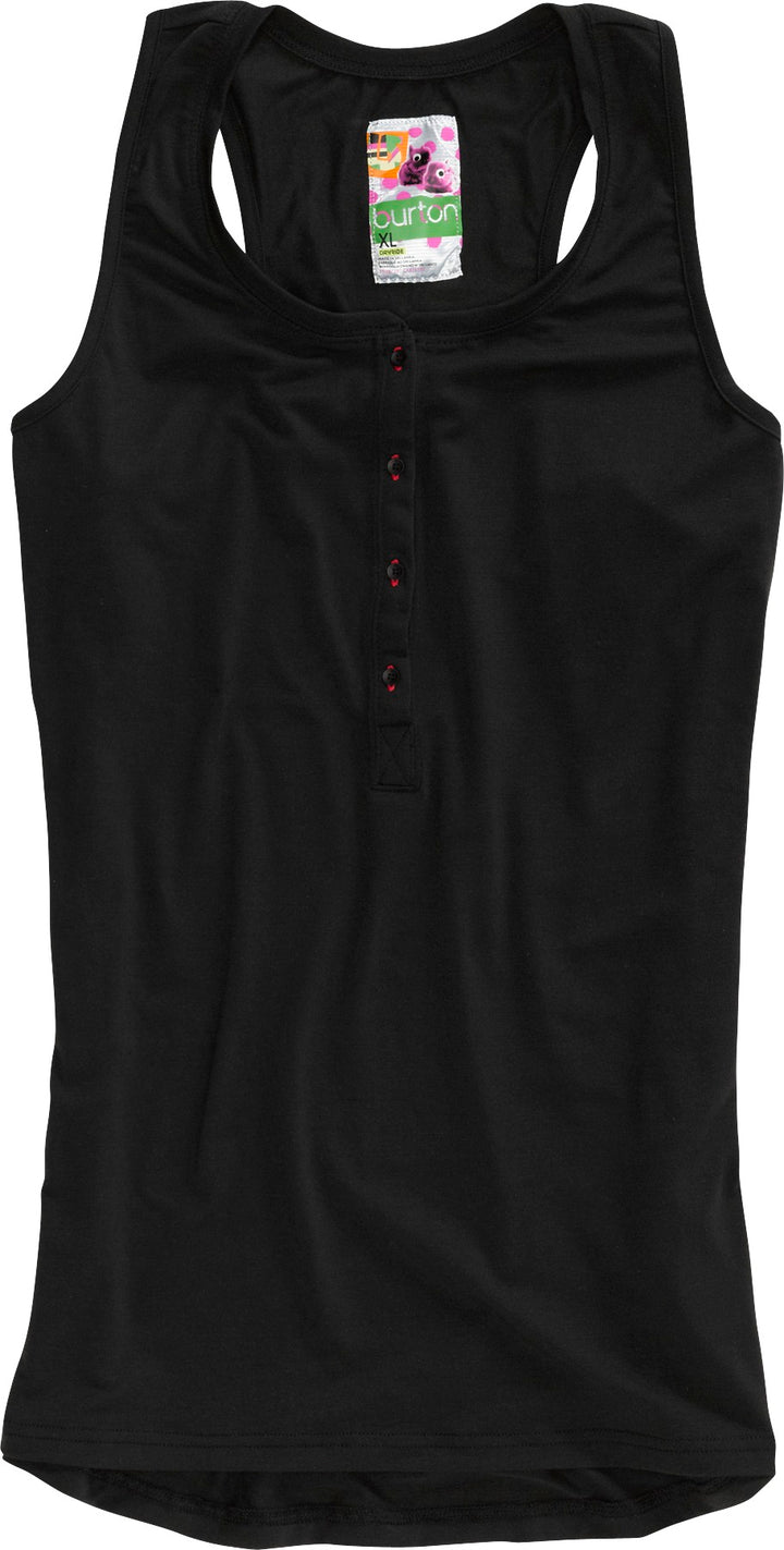 Burton Henley Baselayer Tank Top - Women's True Black