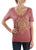 Arbor Pueblo V Neck T Shirt - Women's Rose Front View