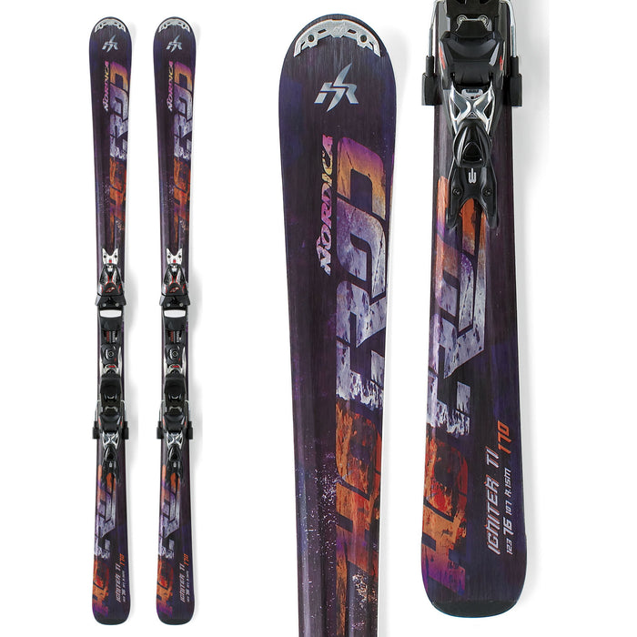 Nordica Hot Rod Igniter Ti Skis + XBI CT Bindings 2012