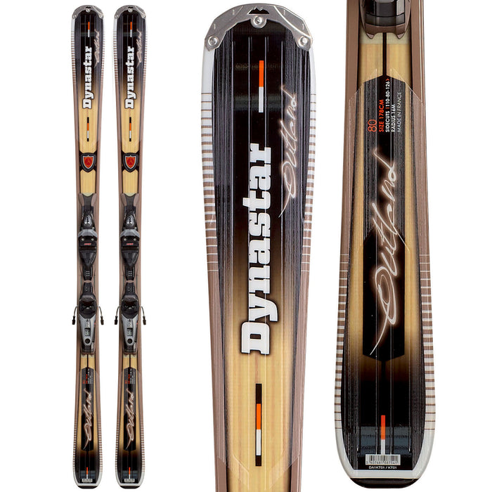 Dynastar Outland 80 Skis + NX 11 Fluid Bindings 2012
