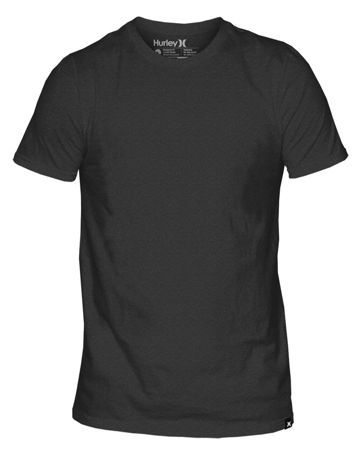 Hurley Staple Premium T Shirt Heather Black
