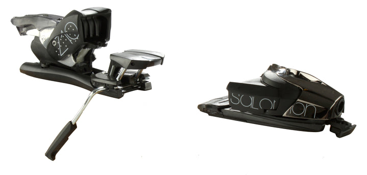 Salomon Z10 Ti Ski Bindings (90mm Brakes) - Women's 2012 Chrome/Black