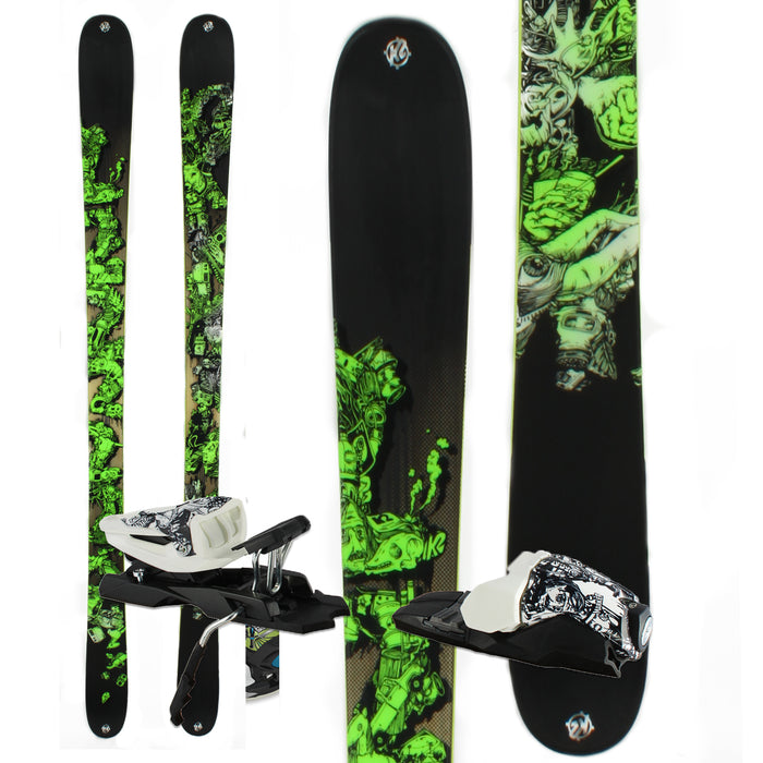 K2 Sight Skis + 10.0 Free Bindings 2012