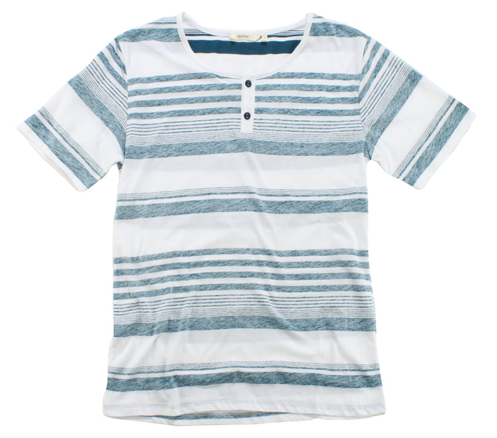 Lifetime Collective Loomis Henley Shirt Blue Stripe