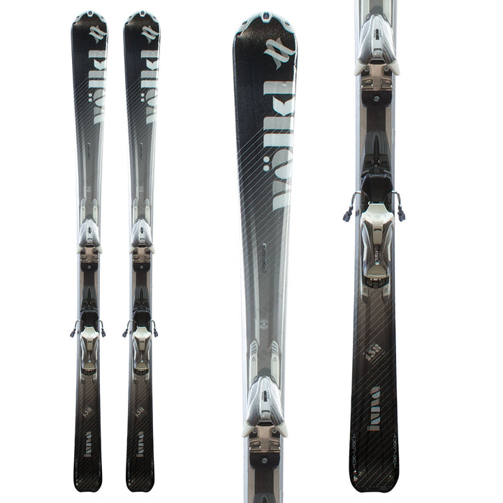 Volkl Attiva Luna Skis + 3Motion 10.0 Bindings - Women's 2012