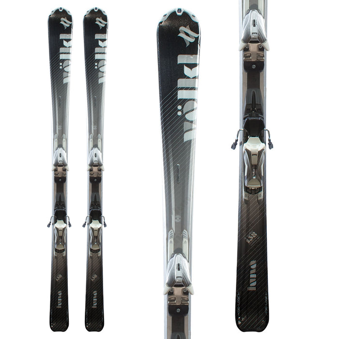 Volkl Attiva Luna Skis + 3Motion 10.0 Bindings - Women's 2012