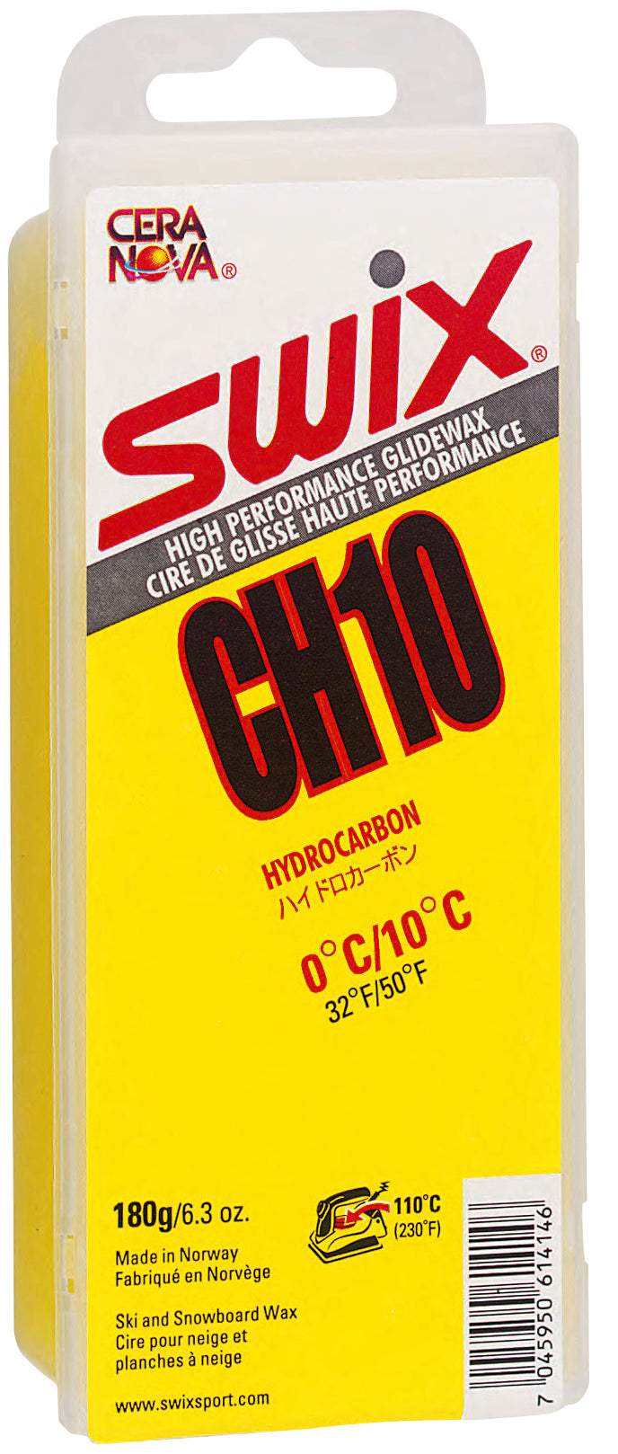 SWIX CH10 Yellow 180g Wax None