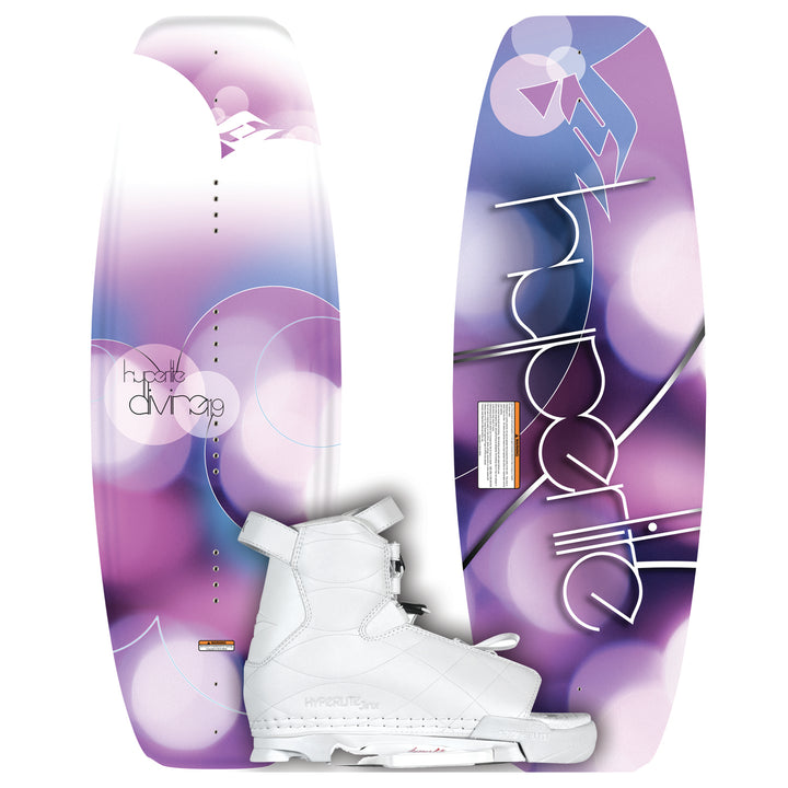 Hyperlite Divine Wakeboard + Jinx Wakeboard Bindings - Youth - Girl's 2012