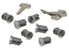 Yakima SKS Lock Cores (Set of 8) Silver