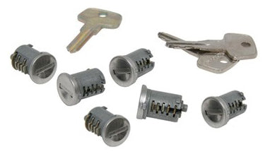 Yakima SKS Lock Cores (Set Of 6) Silver