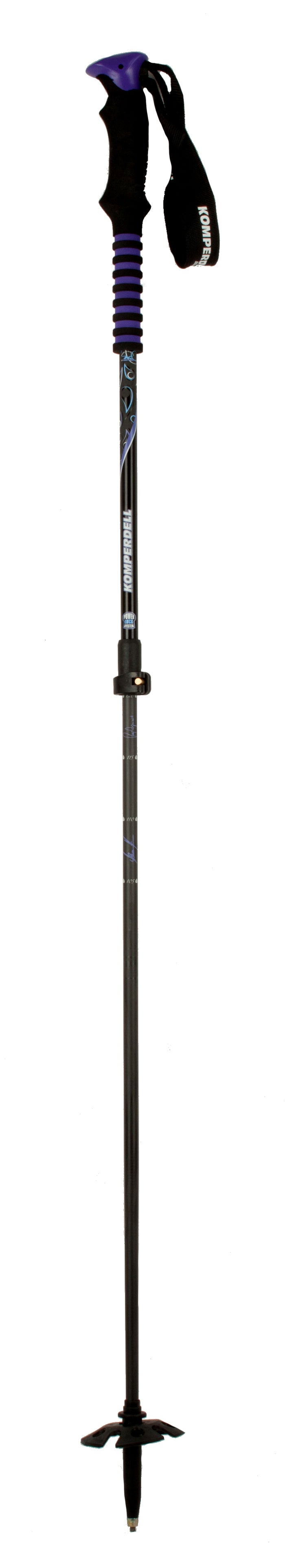 Komperdell C2 Carbon Powerlock - Women's Ski Poles 2012 None Detail 1 View