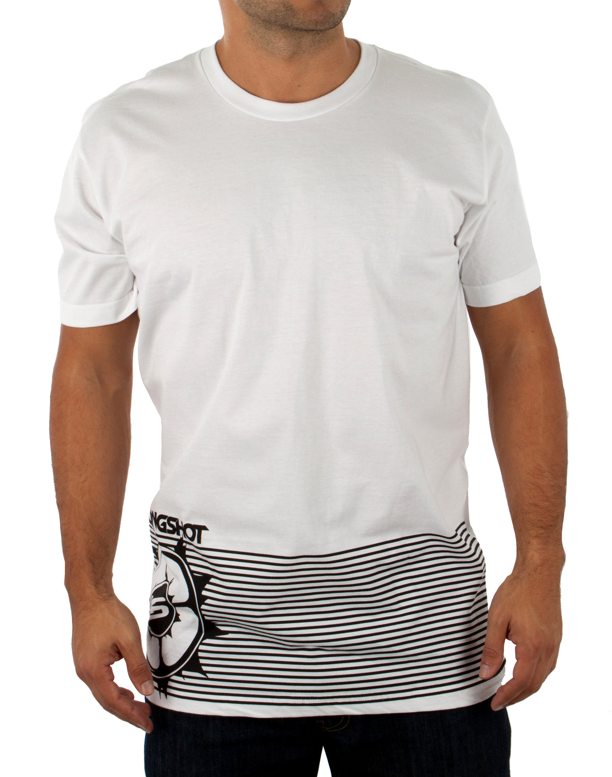 Slingshot Line T Shirt White